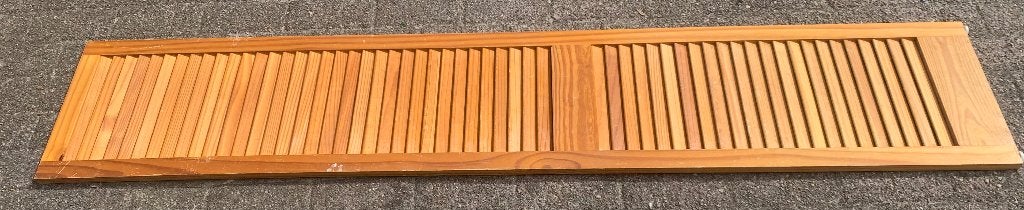 Louvre deur 200 keer 38 cm igst, Ophalen, Gebruikt, Minder dan 80 cm, Binnendeur