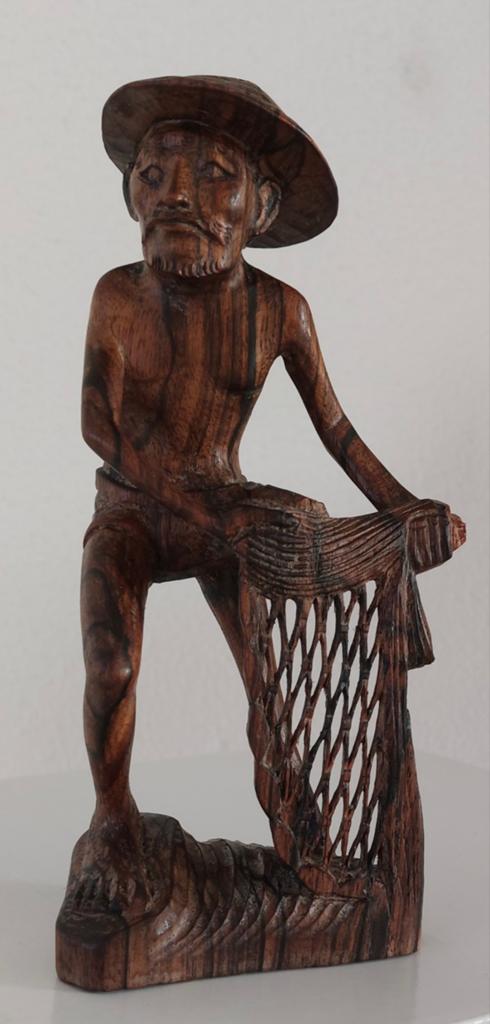 Indonesisch houtsnijwerk voor €45, Ophalen of Verzenden, Hout, Houtsnijwerk