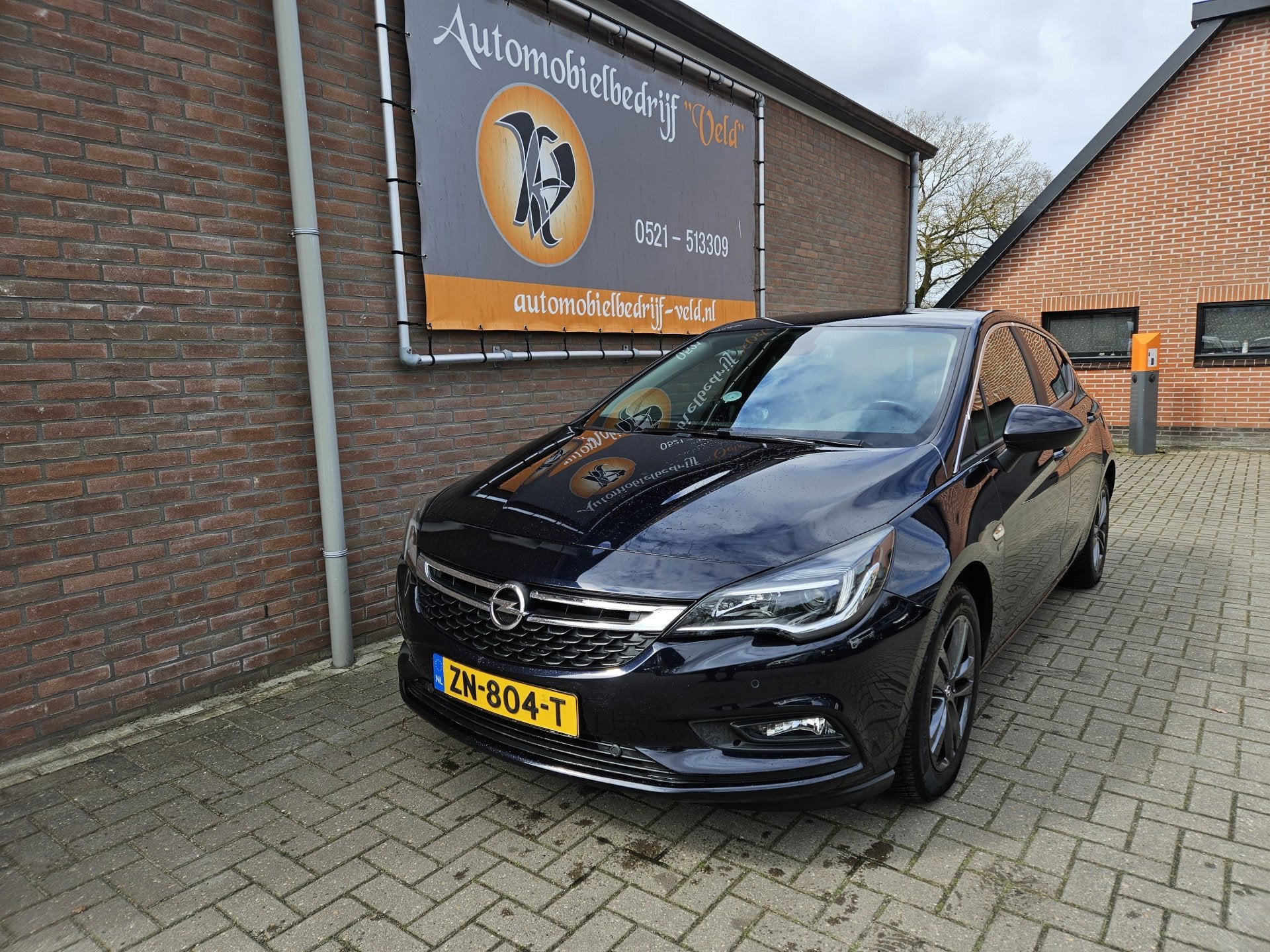 Opel Astra 1.0 Turbo 120 Jaar Edition (motor probleem), Gebruikt, Blauw, 610 kg, Origineel Nederlands