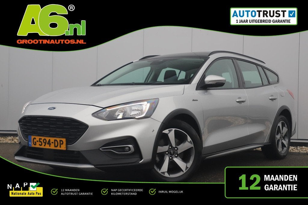 Ford Focus Wagon 1.5 EcoBlue Active Business Panoramadak 17, Auto's, Stof, Gebruikt, 4 cilinders, Met garantie (alle)