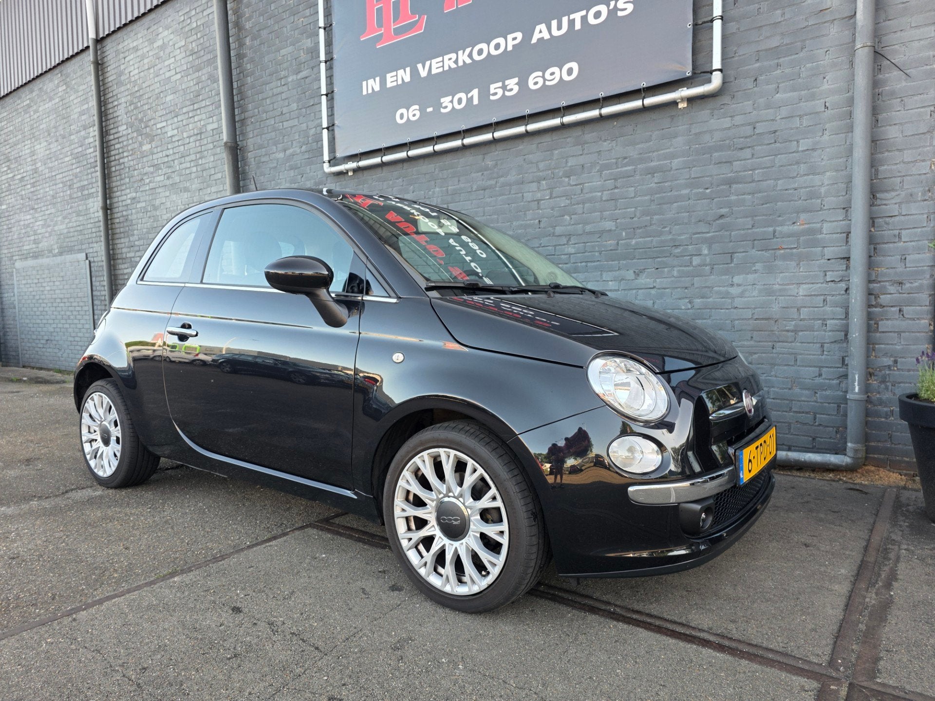 Fiat 500 0.9 TwinAir Turbo Lounge, Auto's, Voorwielaandrijving, Stof, Gebruikt, Origineel Nederlands