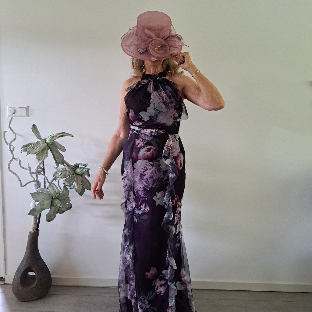 galajurk maat 40 met bijpassende hoed, Kleding | Dames, Maat 38/40 (M), Lipsy, Galajurk, Paars