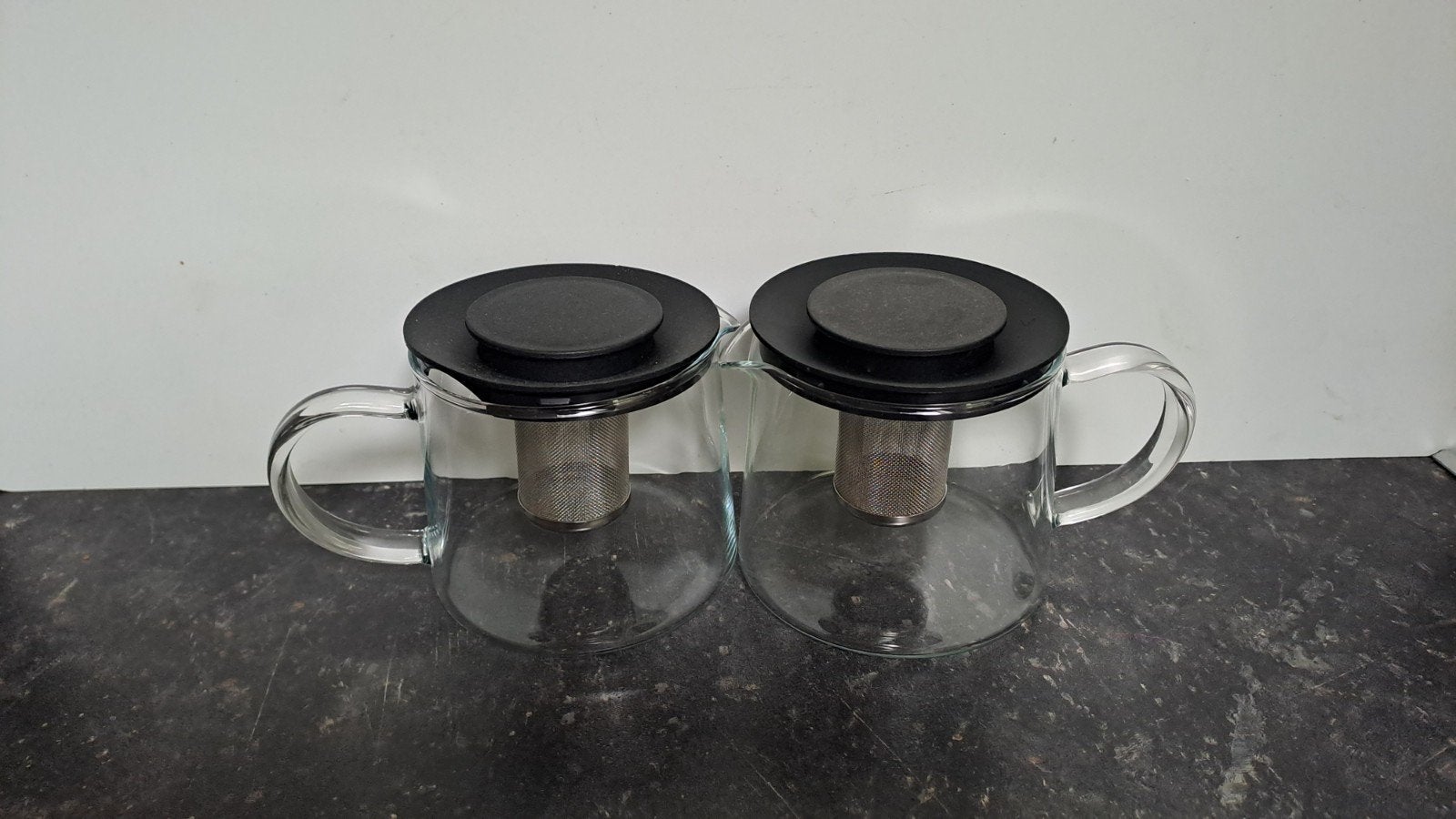 2 theepotten van glas. Ikea., Overige typen, Ophalen of Verzenden, IKEA, Vaatwasserbestendig