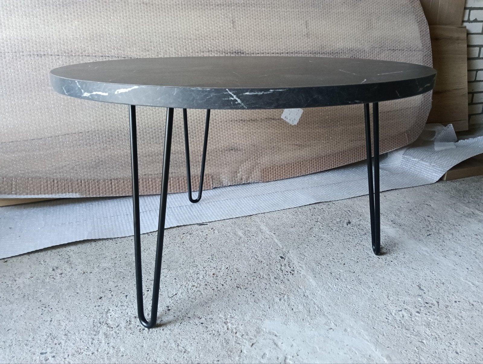 Ronde salontafel, Ophalen, 50 tot 100 cm, Modern, Industrieel, Rond
