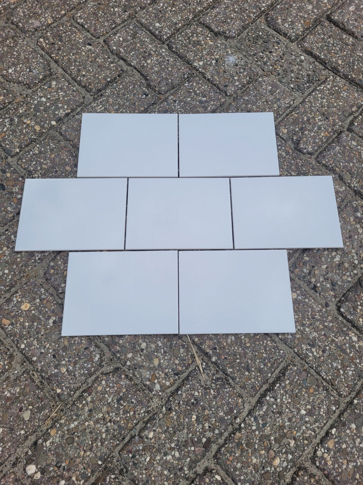 32.5 m2 wandtegels wit glans, Ophalen, Nieuw, 10 m² of meer, 20 tot 40 cm