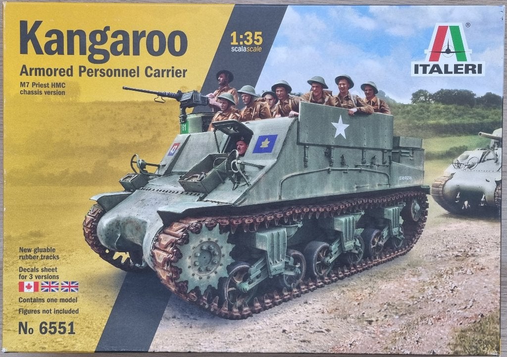 Italeri 1:35 #6551 WWII Kangaroo Armored Personnel Carrier, Tank, Italeri, 1:32 tot 1:50, Nieuw