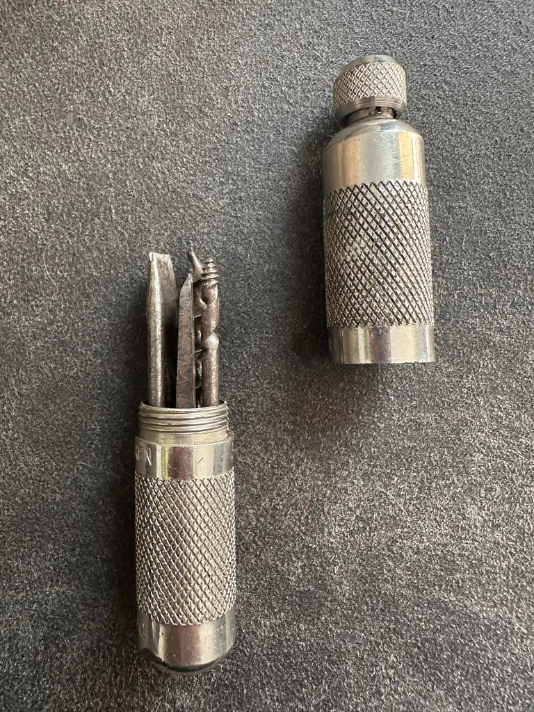 Vintage FA. W. PAAG WAREN zakgereedschap set, Antiek en Kunst, Antiek | Gereedschap en Instrumenten, Ophalen of Verzenden