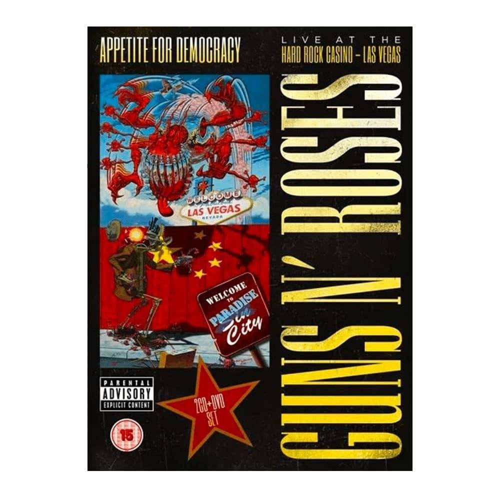 Guns N' Roses – Appetite For Democracy DVD/2CD, Ophalen of Verzenden, Nieuw in verpakking, Poprock, Boxset