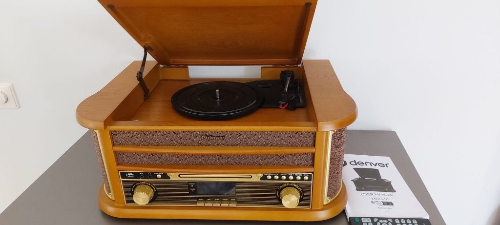 Denver MRD-51, Ophalen, Zo goed als nieuw, Platenspeler, Overige merken