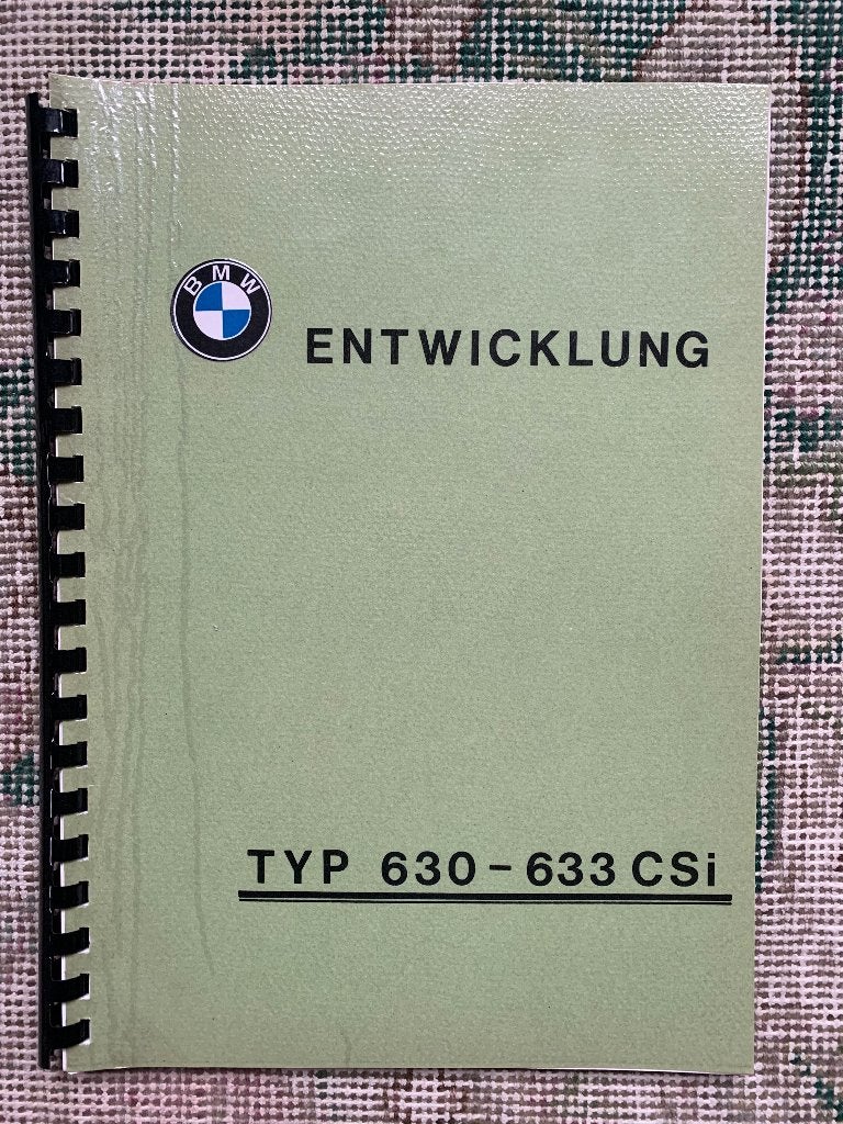 Technisch werkplaats handboek BMW 630 633 CSI, Boeken, Ophalen of Verzenden, BMW, BMW
