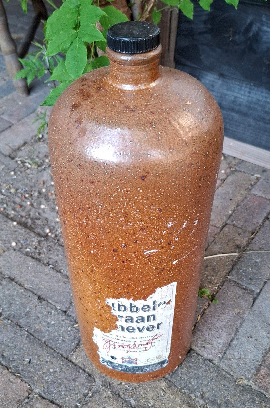 Aardewerk kruik Hooghoudt jenever 8 ltr,lees de beschrijving, Verzamelen, Ophalen of Verzenden, Gebruikt, Gebruiksvoorwerp