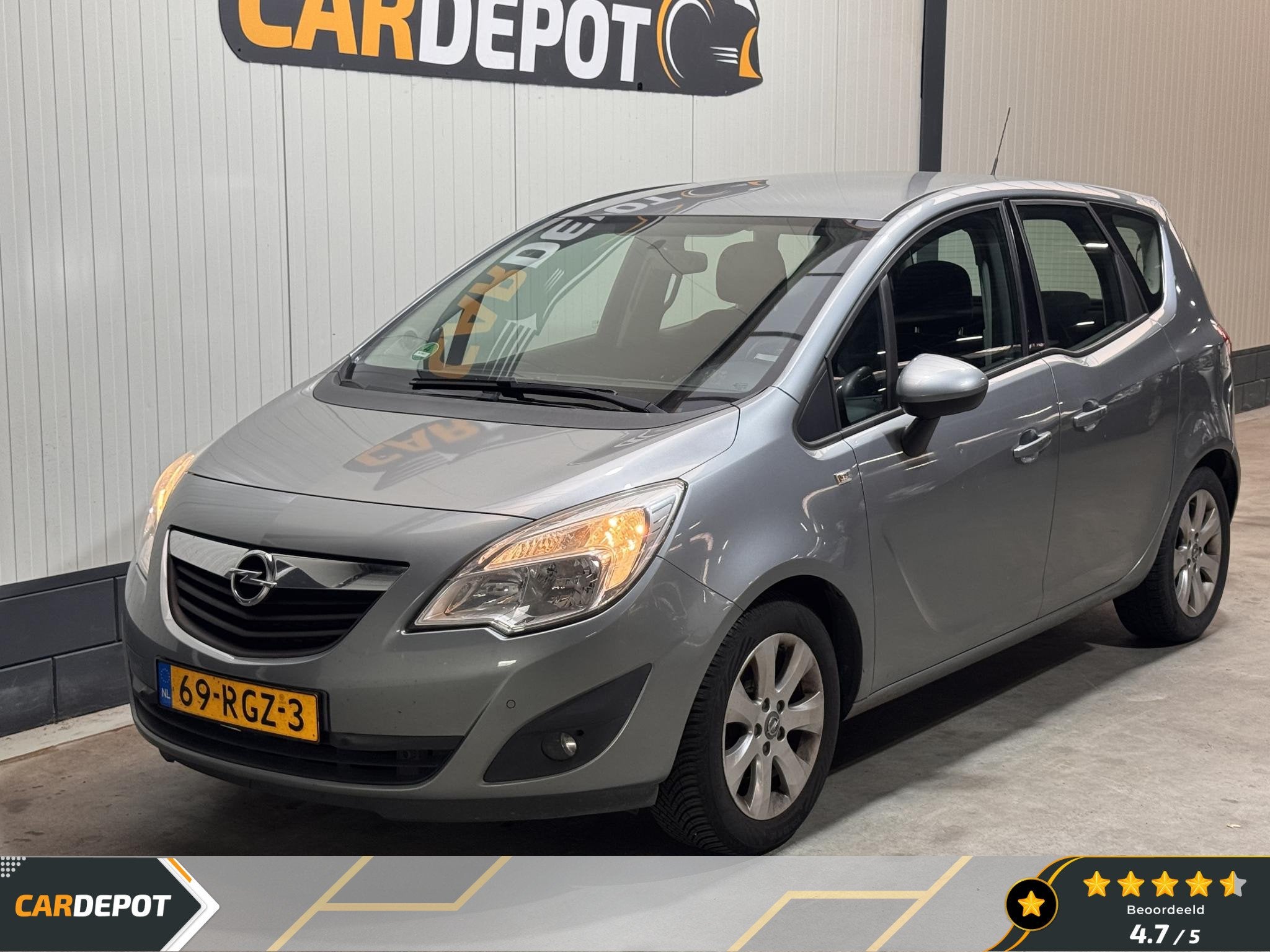 Opel Meriva 1.4 Turbo Edition, Auto's, Voorwielaandrijving, Euro 5, Stof, Gebruikt