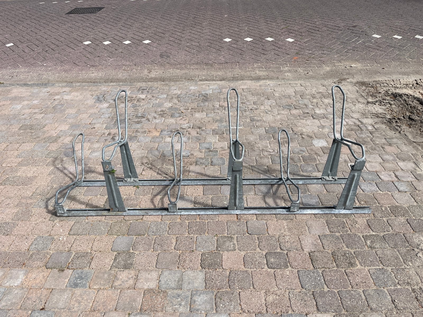 Fietsenrek voor 6 fietsen, Ophalen, Zo goed als nieuw