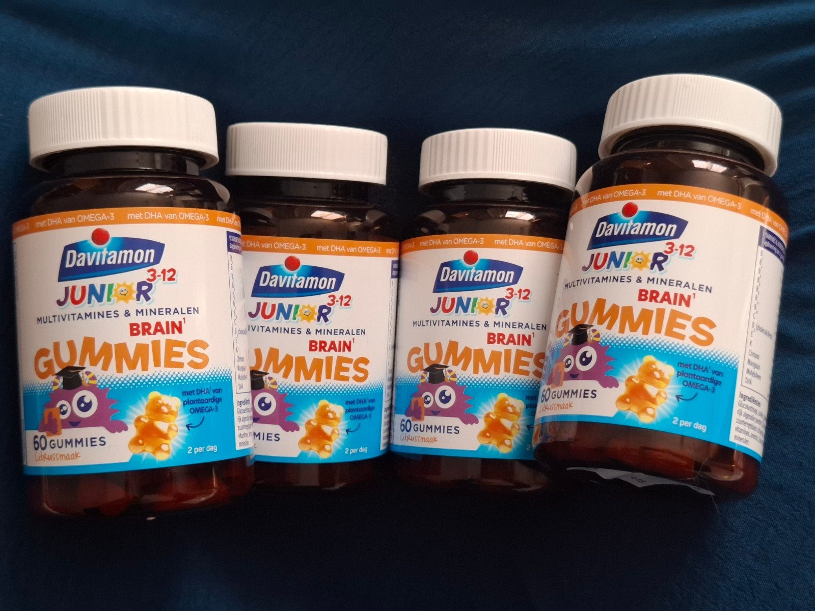 Davitamon Junior Brain Gummies 3-12 jaar (60 stuks), Verzenden, Nieuw, Overige typen