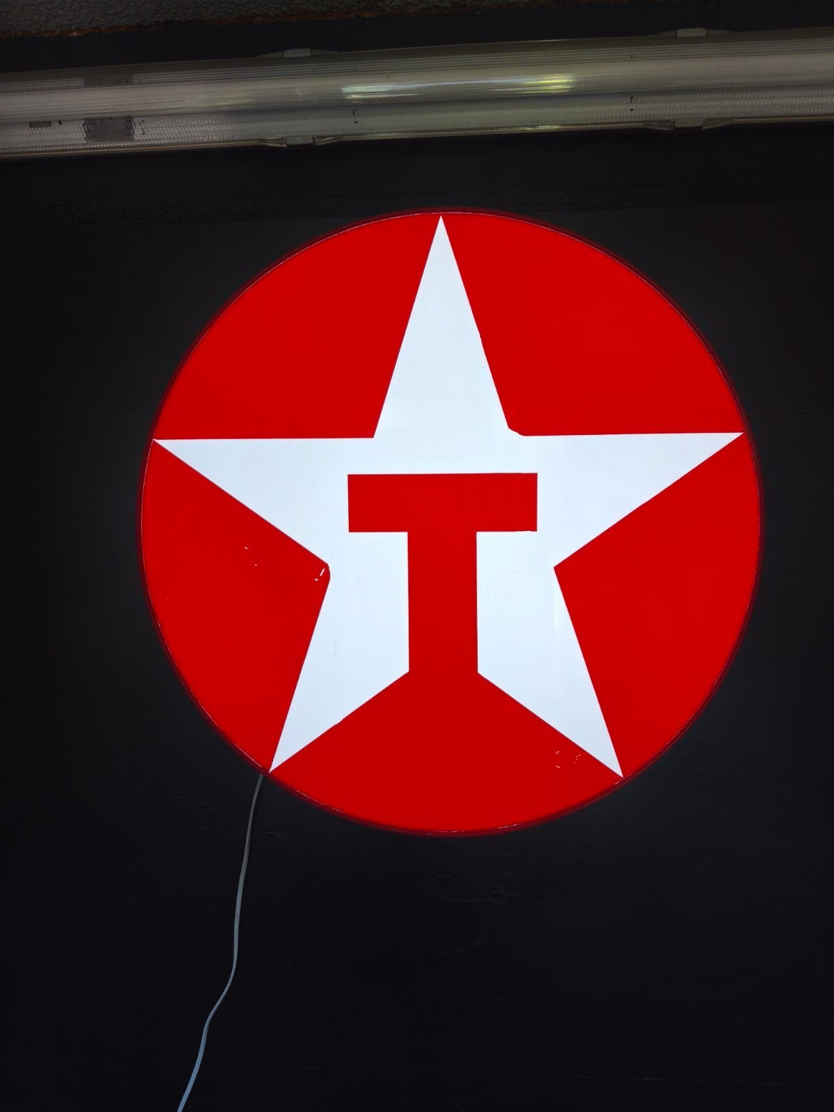 Texaco Lichtbak, Verzamelen, Ophalen of Verzenden, Gebruikt, Lichtbak of (neon) lamp