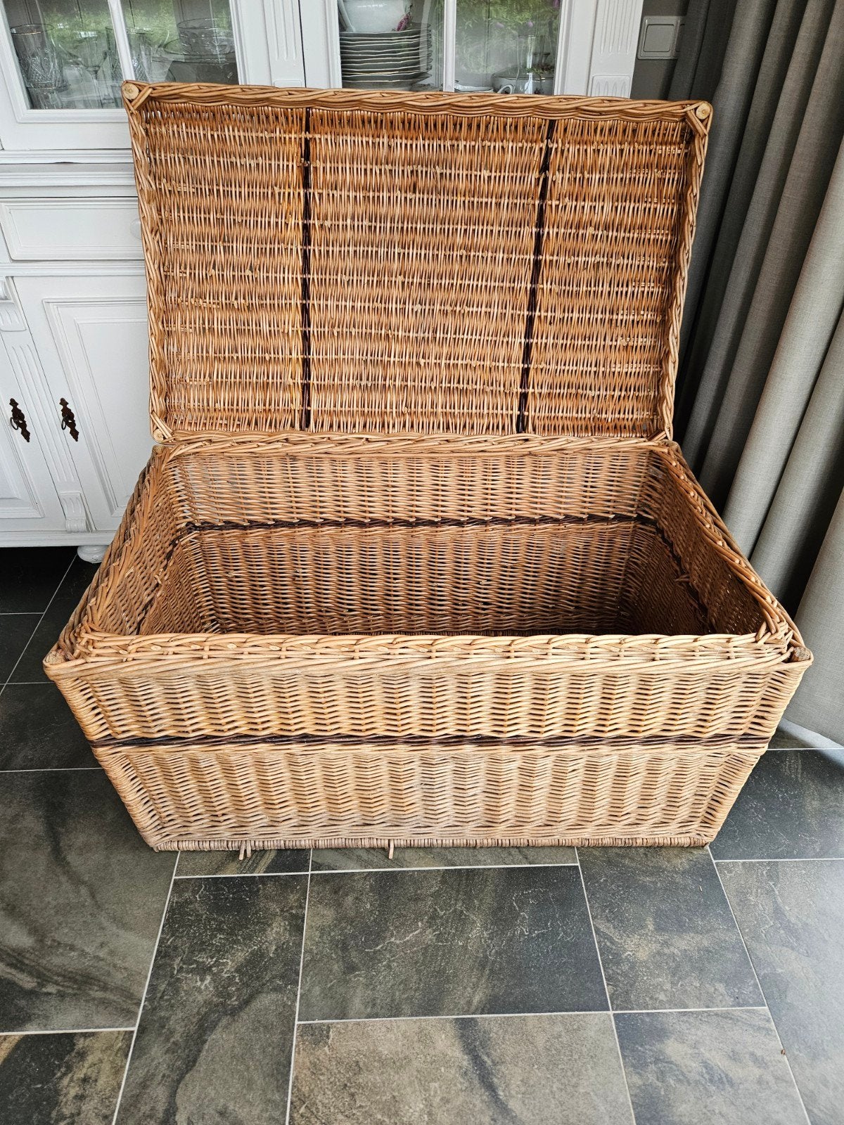 rieten kist - 100x56x56 cm, Ophalen, Gebruikt, 50 tot 100 cm, 100 tot 125 cm