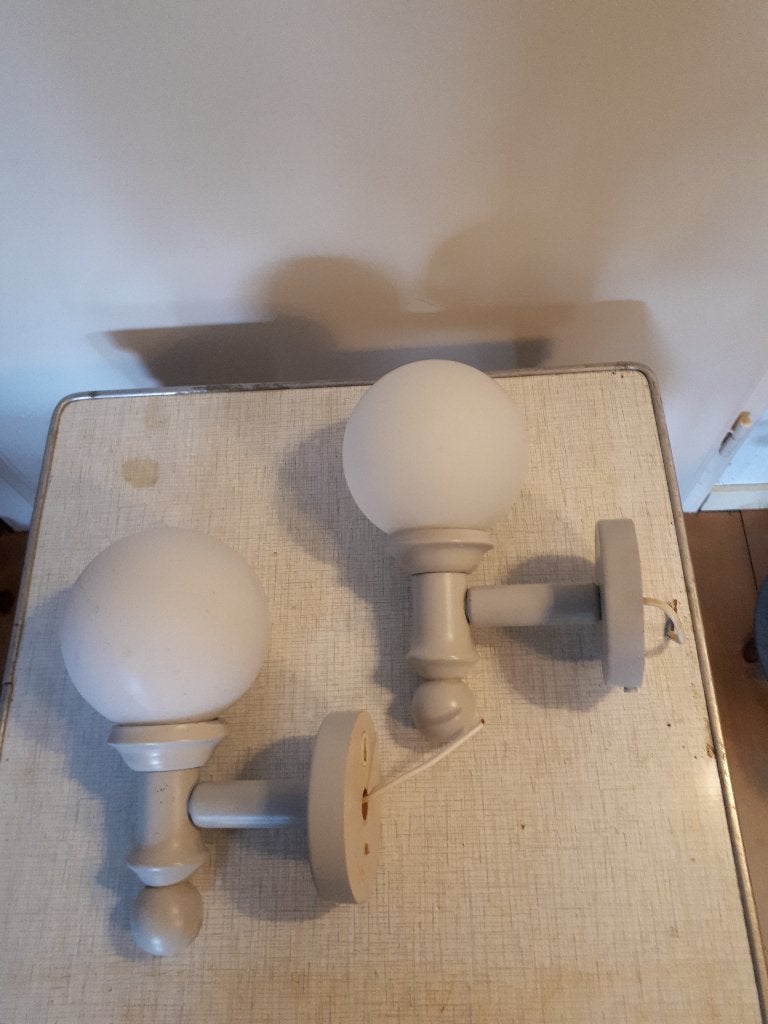 wandlampjes, Ophalen of Verzenden, Zo goed als nieuw, Glas