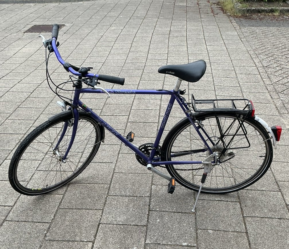Dawes heren sportfiets handbuild frame Reynolds 501 buizen, Fietsen en Brommers, Gebruikt, Velgrem, Versnellingen, 53 tot 57 cm