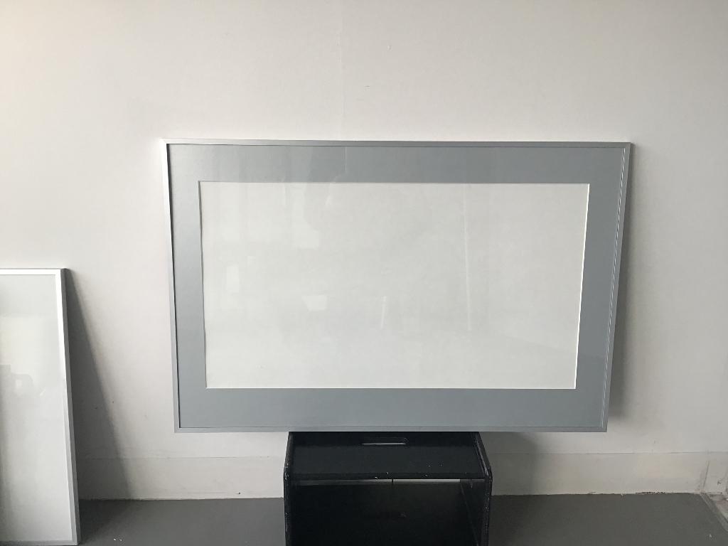 aluminium wissellijst 77x51cm Barth met passepartout, Huis en Inrichting, Woonaccessoires | Lijsten, Ophalen, 50 tot 75 cm, Metaal of Aluminium