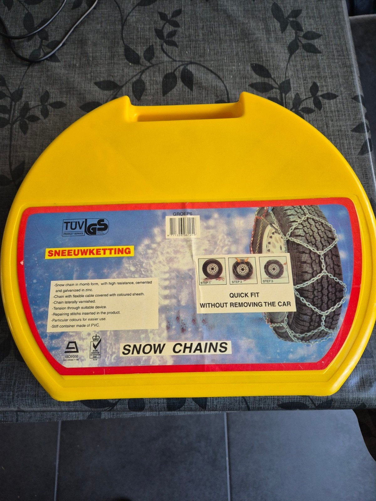 Sneeuwkettingen Groep 6, Ophalen