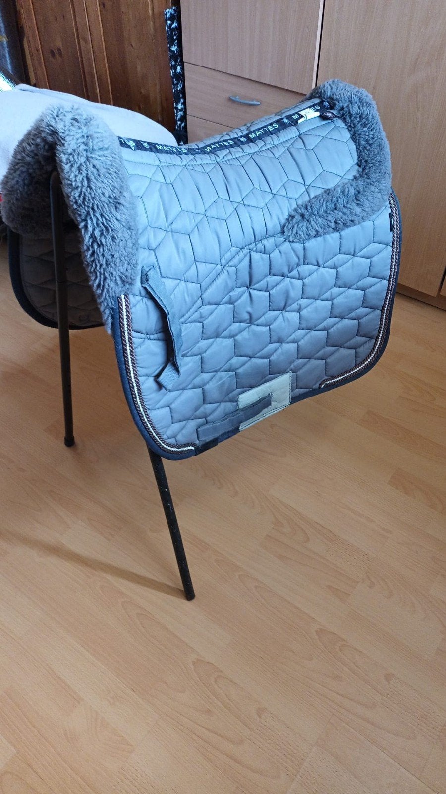 Te koop dressuur Dekje van Mattes full, Gebruikt, Dressuurdekje, Mattes, Grijs