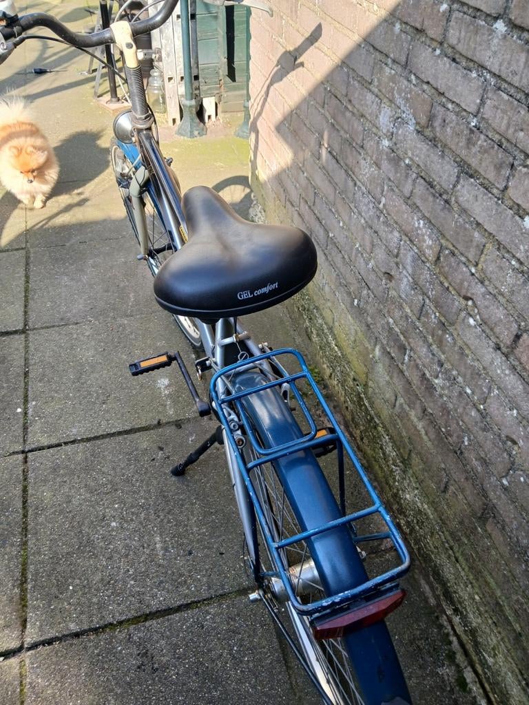 Batavus   ,techno ,jongensfiets, ,grijs ,handremmen ,slo, Minder dan 49 cm, Ophalen of Verzenden, Gebruikt, Batavus
