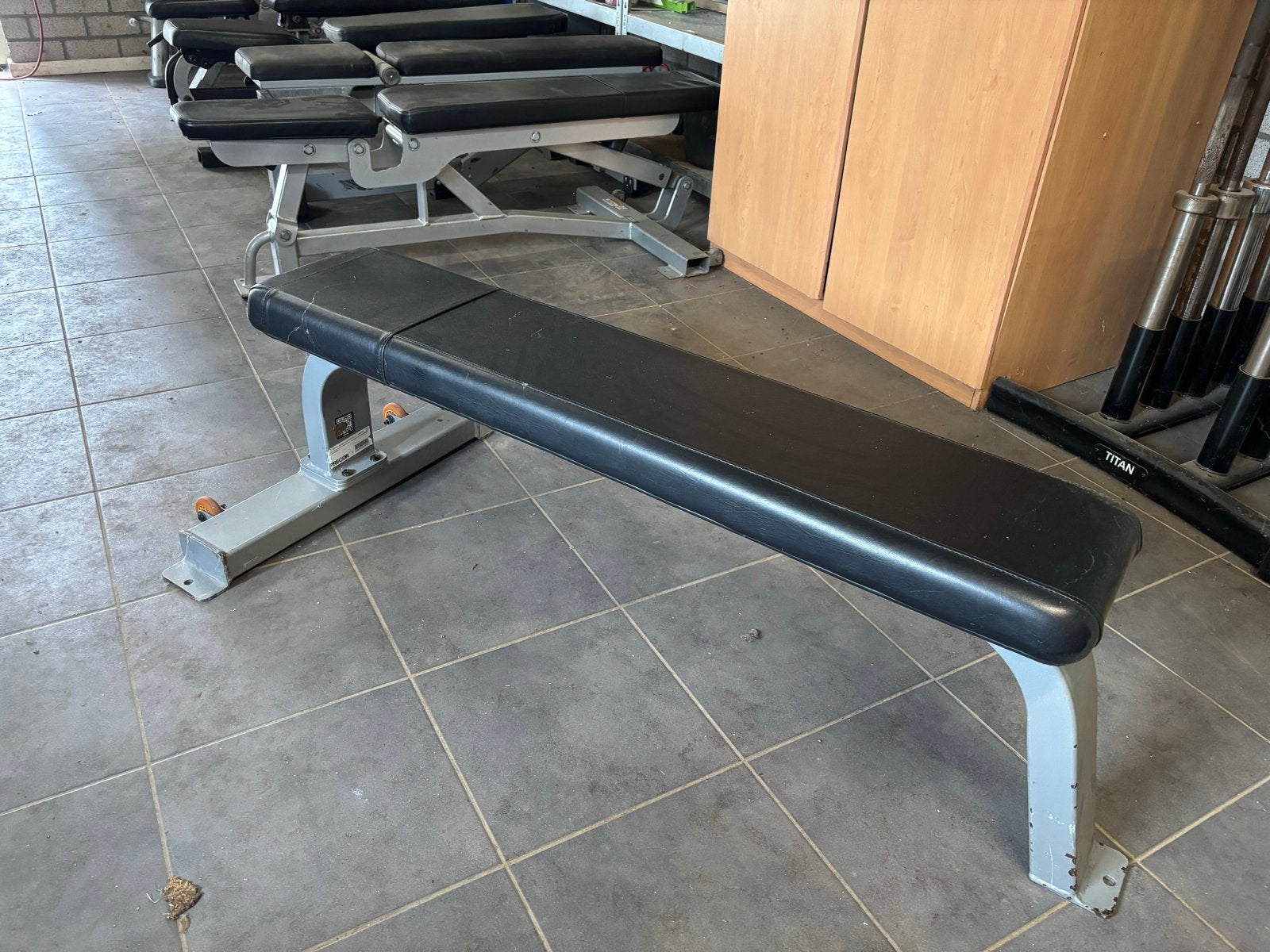 Precor Flat Bench - Professionele Fitnessbank, Ophalen, Gebruikt, Precor, Precor