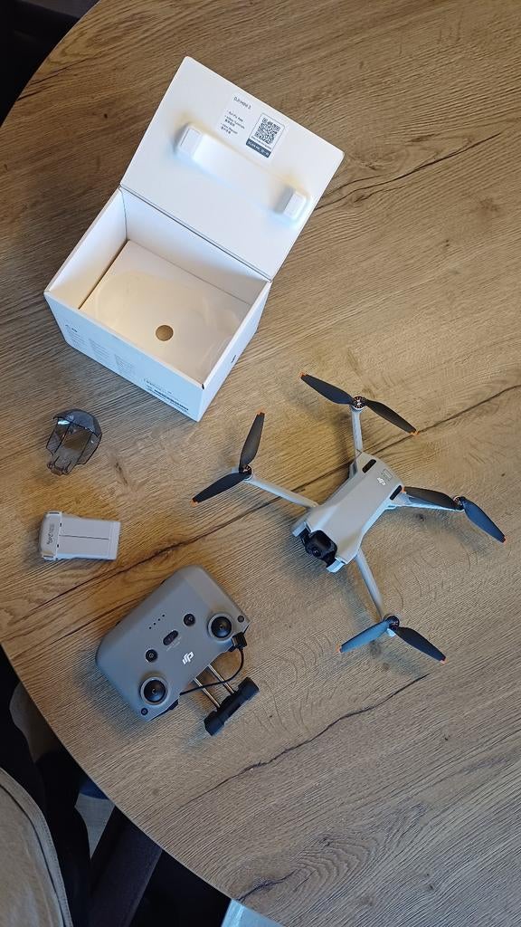 DJI mini 3, Audio, Tv en Foto, Drones, Ophalen, 30 tot 45 minuten, Cameradrone, 5 tot 10 kilometer
