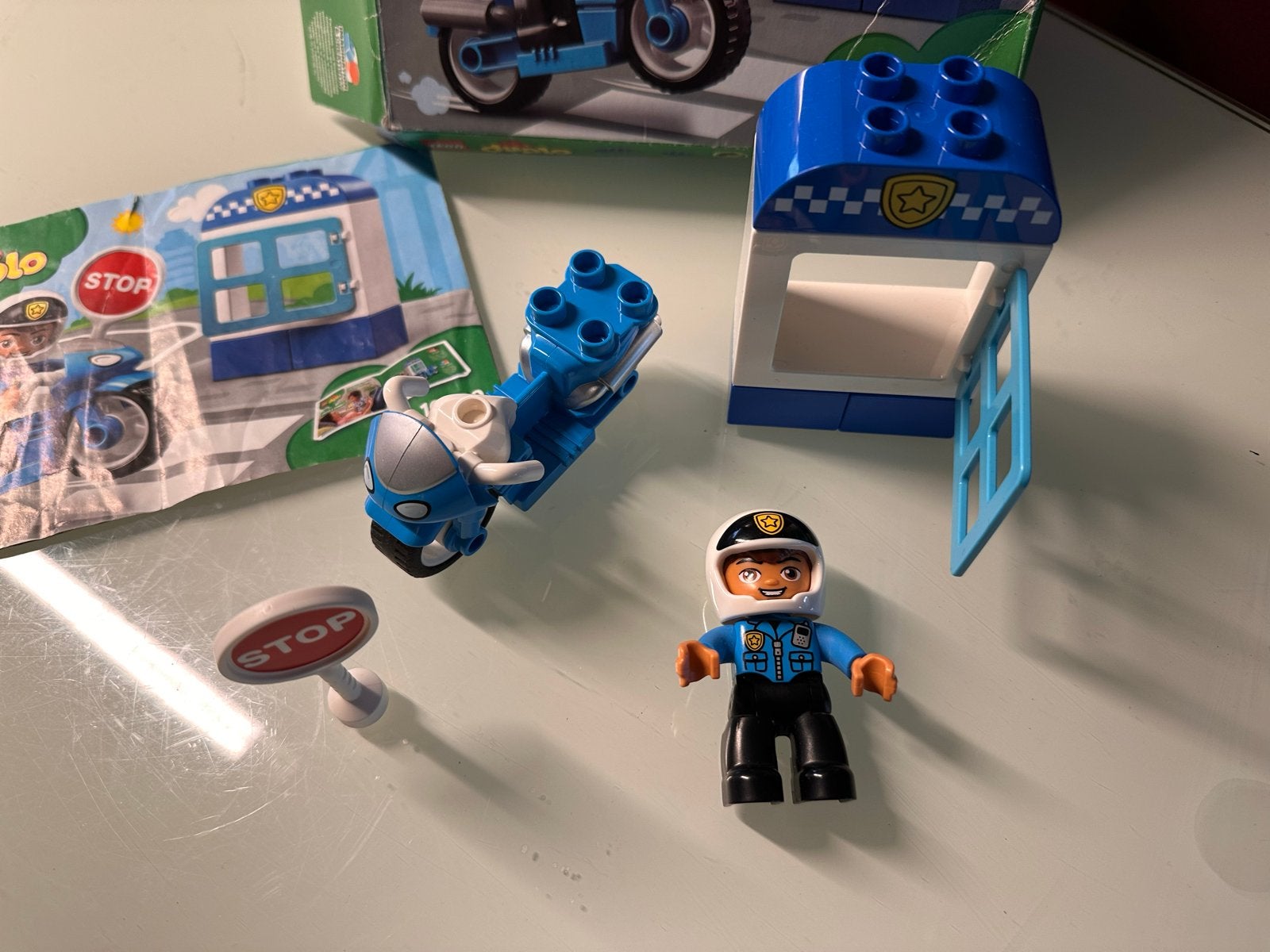 LEGO Duplo Politiebureau en Motor (10900), Ophalen of Verzenden, Zo goed als nieuw