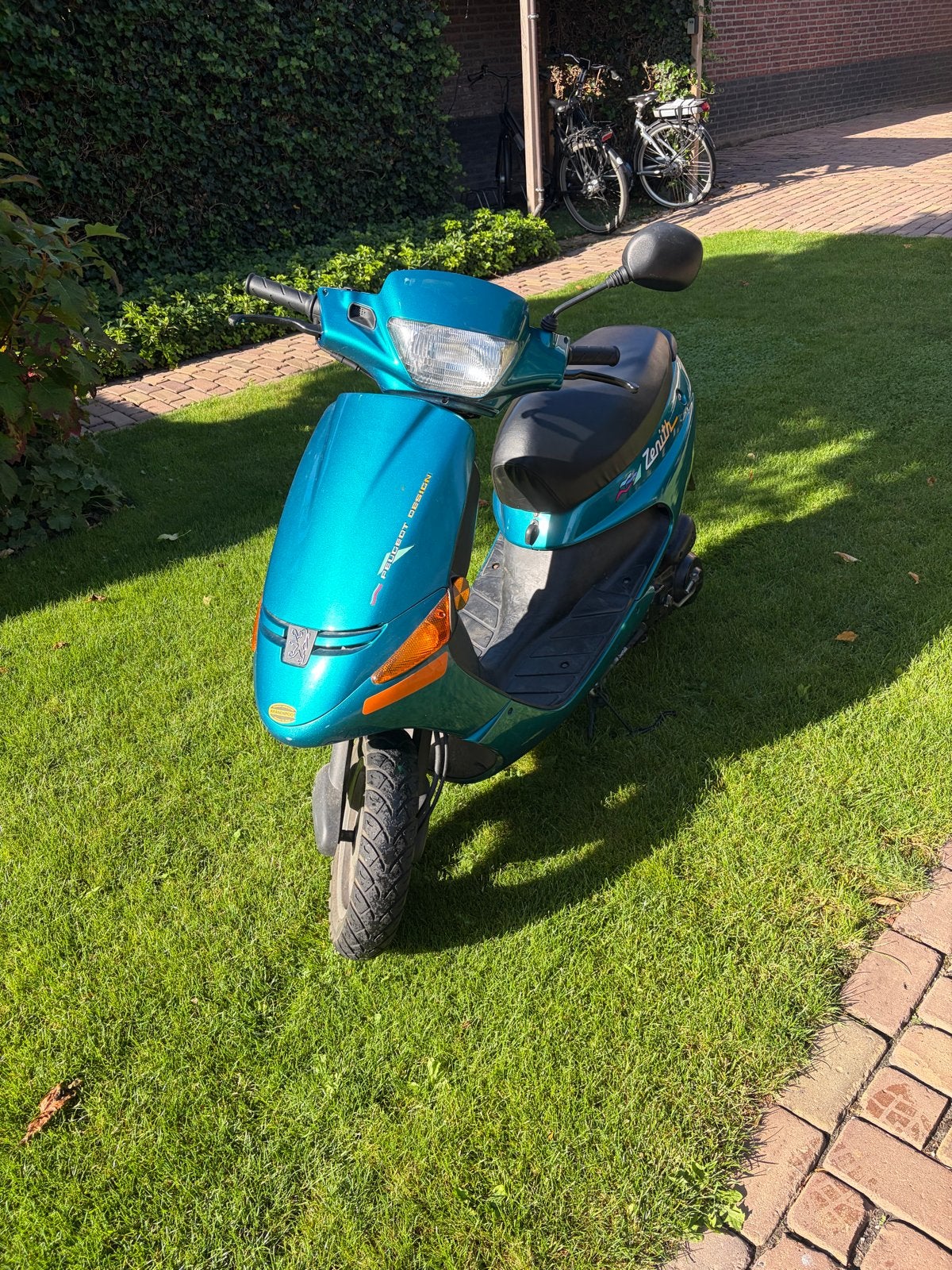 Peugeot Zenith Scooter - Blauwe Plaat - Loopt 40 km/u, Fietsen en Brommers, Ophalen, Gebruikt, Maximaal 45 km/u, Overige modellen