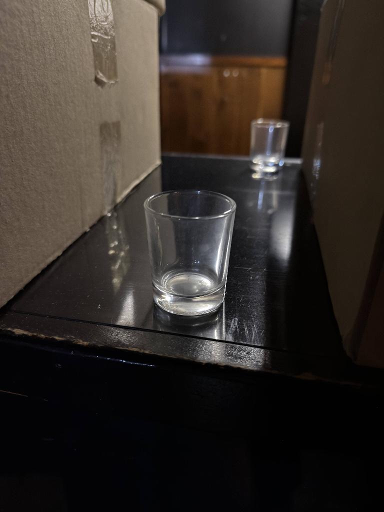2500x stapelbare glazen shotglaasjes 35ml | horeca partij, Verzamelen, Glas en Borrelglaasjes, Ophalen, Nieuw, Borrel- of Shotglas