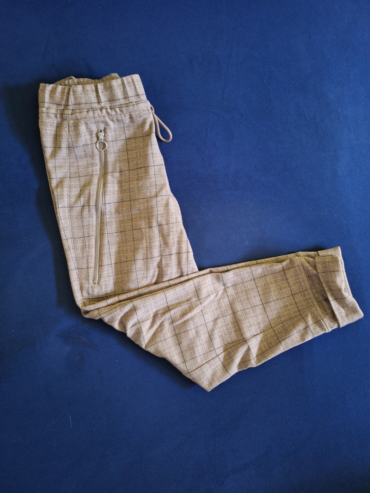MAC Future Concept Geruite Broek - Zo goed als nieuw, Kleding | Dames, Maat 38/40 (M), MAC Future Concept, Beige, Ophalen of Verzenden