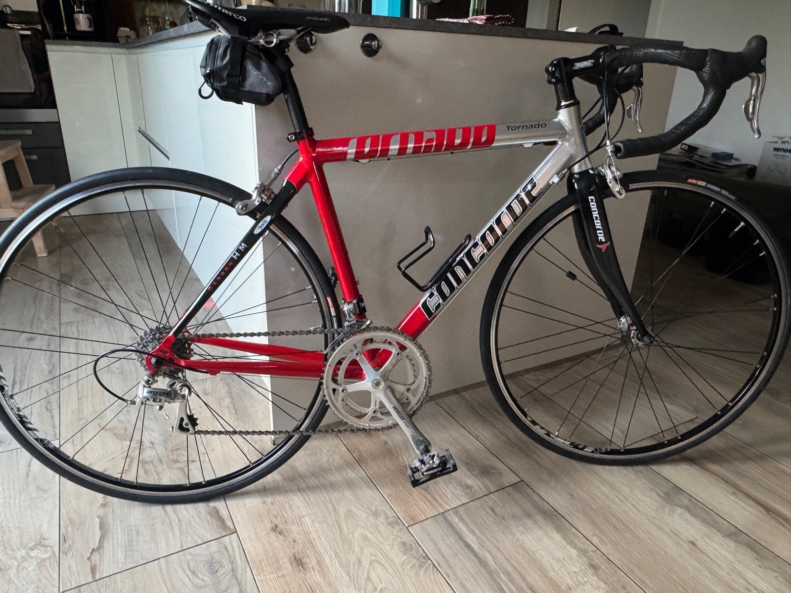 Concorde Tornado racefiets bijna als nieuw!, Carbon, 49 tot 53 cm, Zo goed als nieuw, Meer dan 20 versnellingen