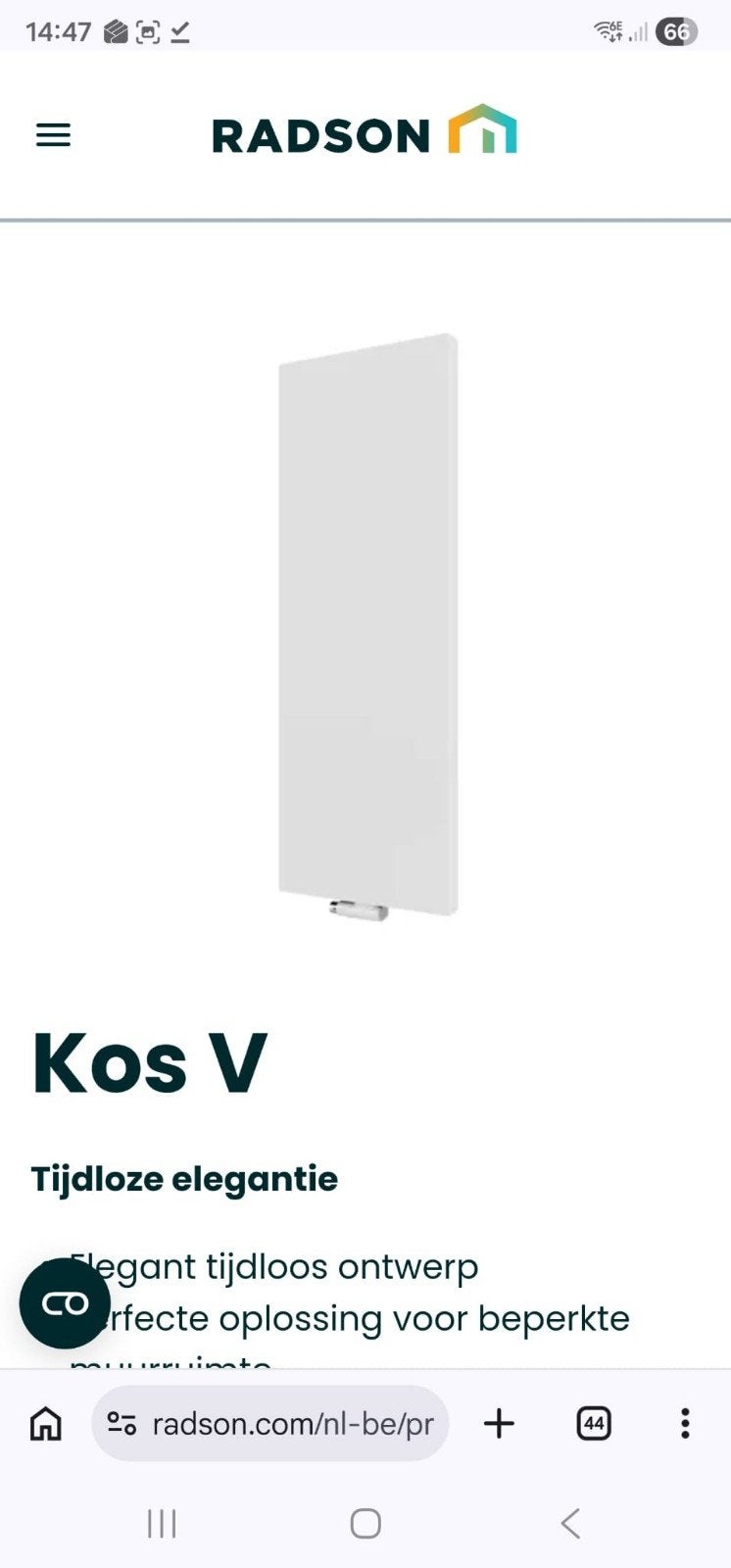 Radson Kos V radiator 1950x600mm nieuw in doos, Doe-het-zelf en Verbouw, Ophalen, Radiator, Nieuw, 60 tot 150 cm