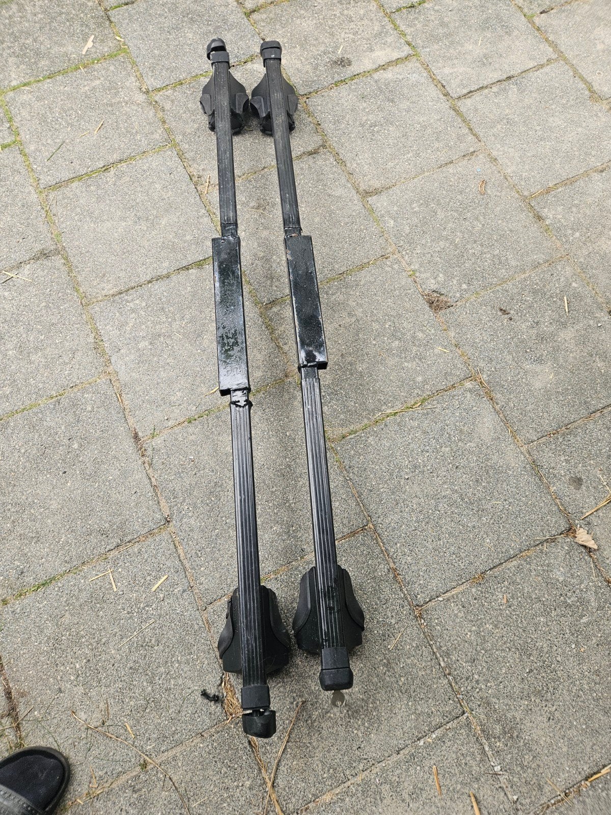 Thule dakdragers voor dakrails met 2 sleutels, Auto diversen, Ophalen, Gebruikt