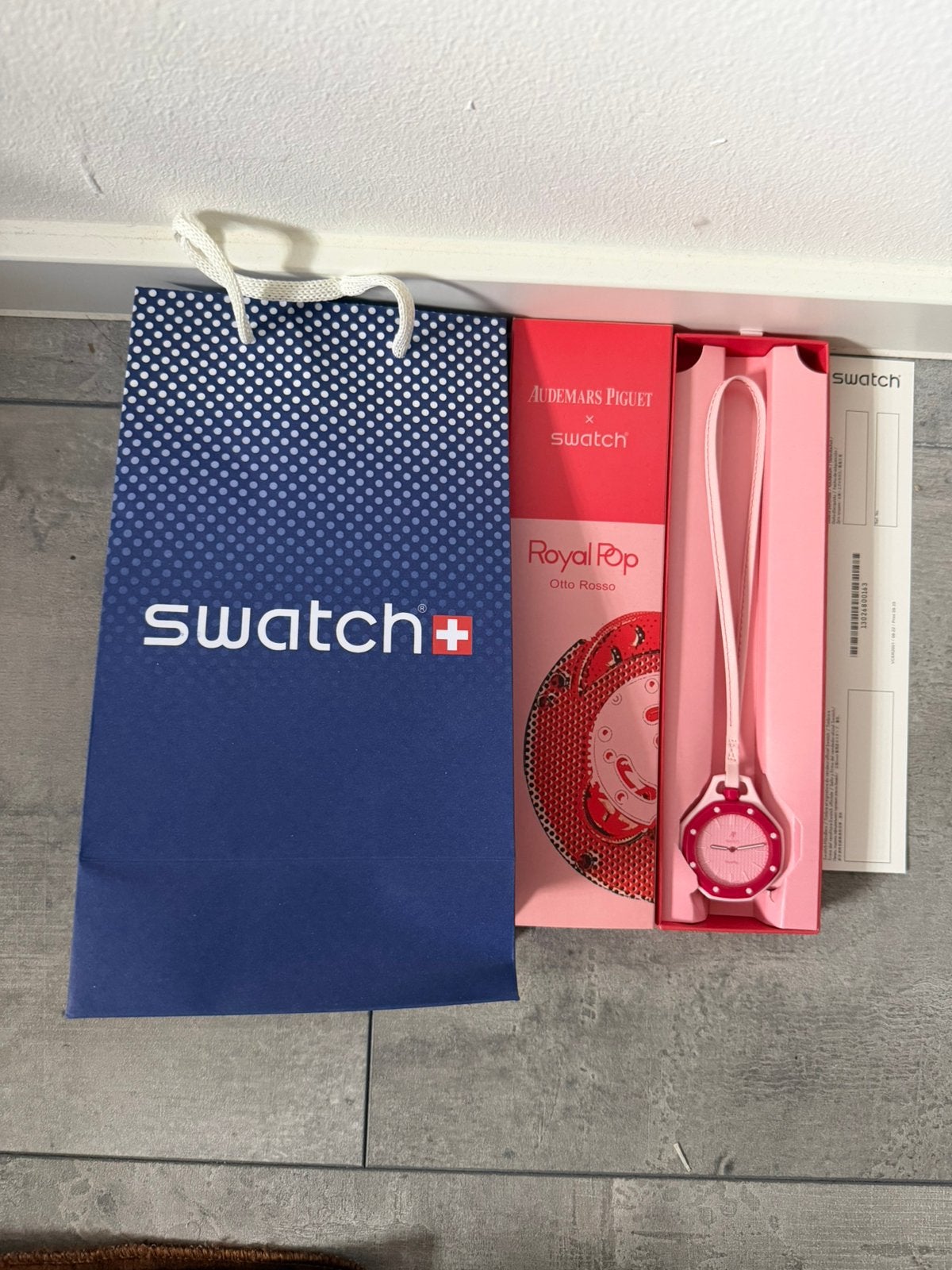 AP X Swatch Royal pop, Sieraden, Tassen en Uiterlijk, Ophalen of Verzenden, Nieuw, Kunststof, Swatch