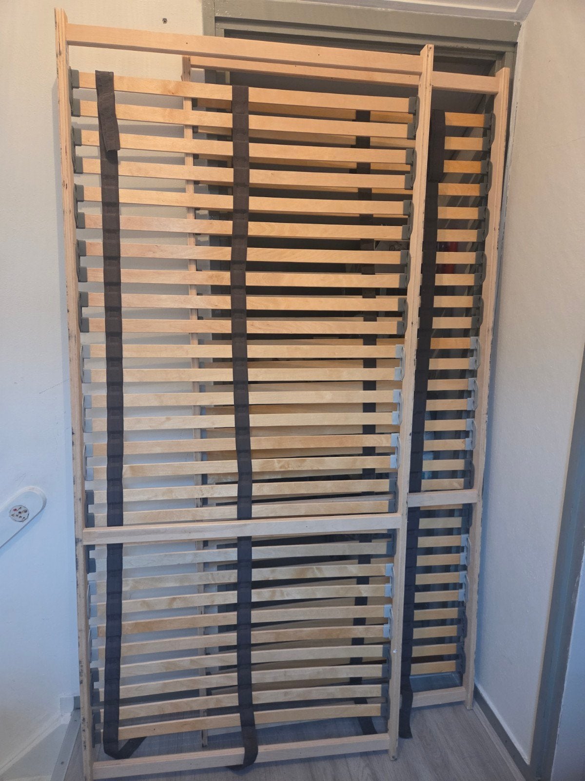 2 lattenbodems Ikea 90×200, Ophalen, Zo goed als nieuw, Eenpersoons, 90 cm