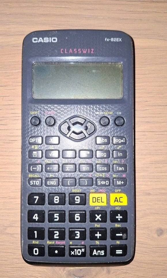 Casio rekenmachine classwiz fx82-ex, Diversen, Rekenmachines, Ophalen