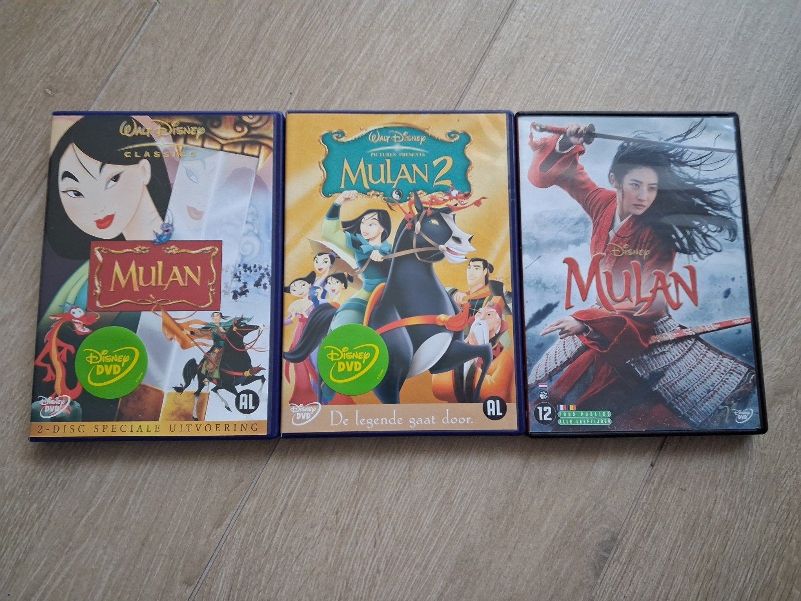 Mulan set, Europees, Nederlands, Ophalen of Verzenden, Zo goed als nieuw