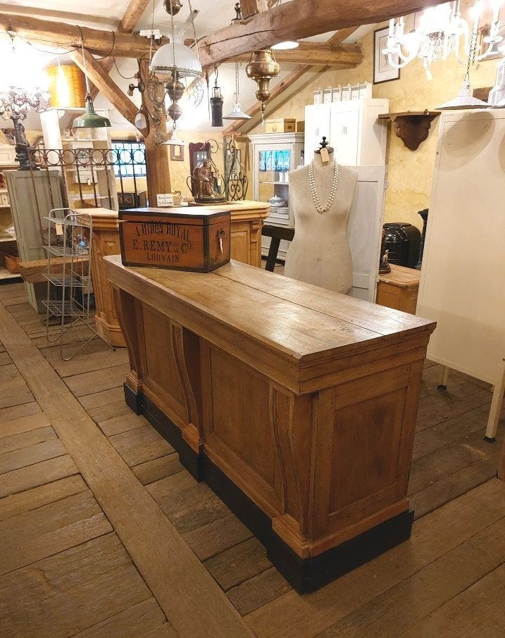 antieke decoratieve toonbank  bar  toog, Receptie of Entree, Ophalen, Gebruikt, Inrichting