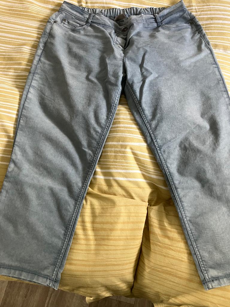 Capri broek van Dreamstar 7/8 broek mt 46, Dreamstar, Blauw, Maat 46/48 (XL) of groter, Ophalen of Verzenden