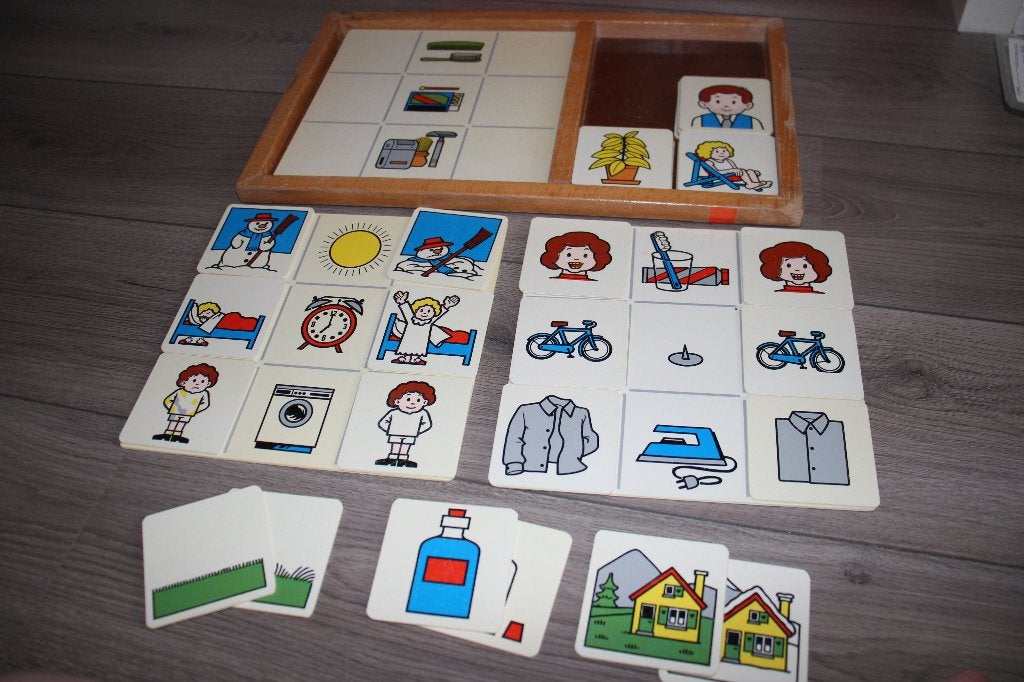 Actie reactie school spel ontwikkelingsmateriaal Montessori, Ophalen of Verzenden, Nieuw, Taal en Lezen