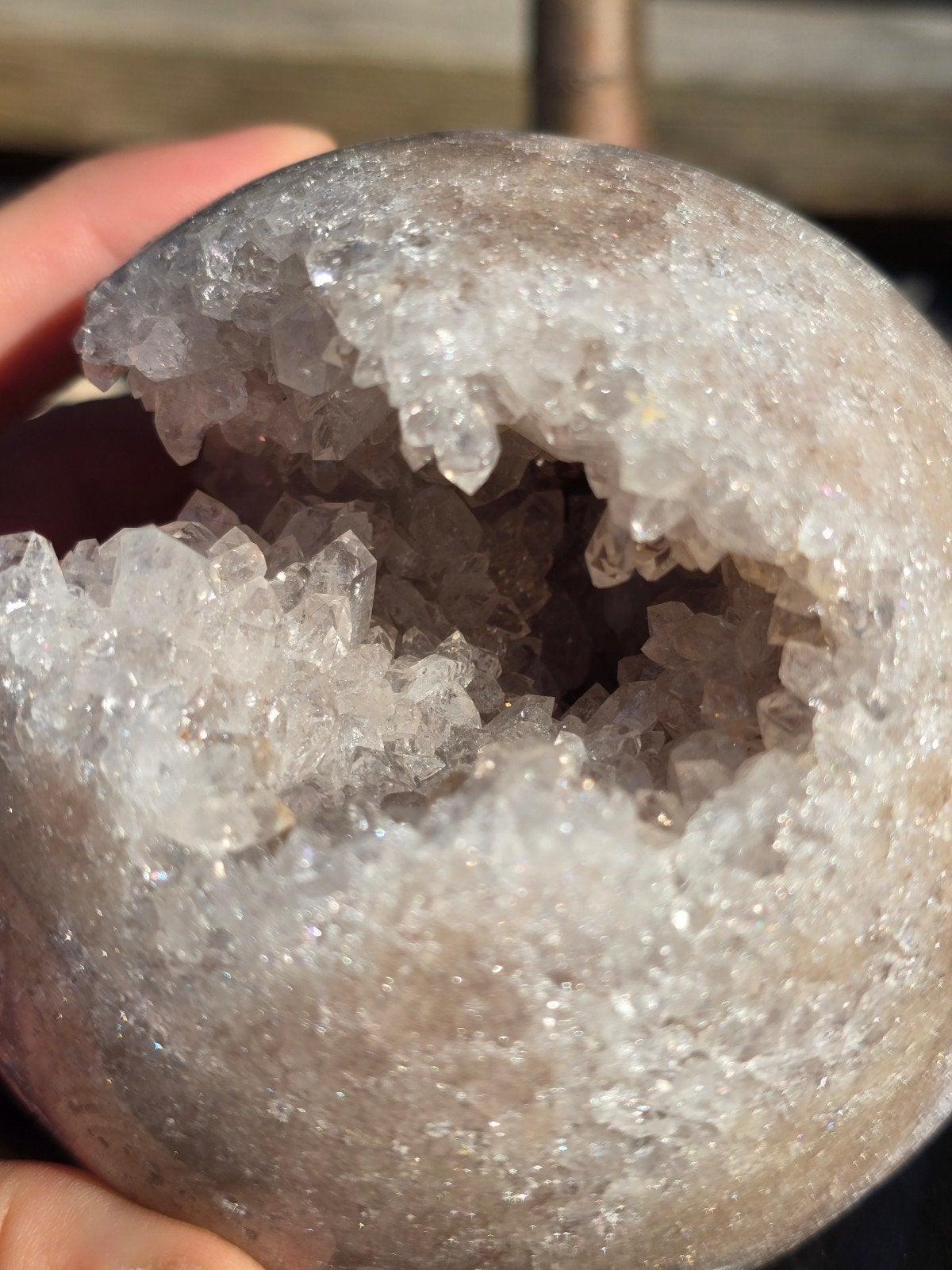 1 Kilo- Roze Amethist bol, Ophalen of Verzenden, Mineraal