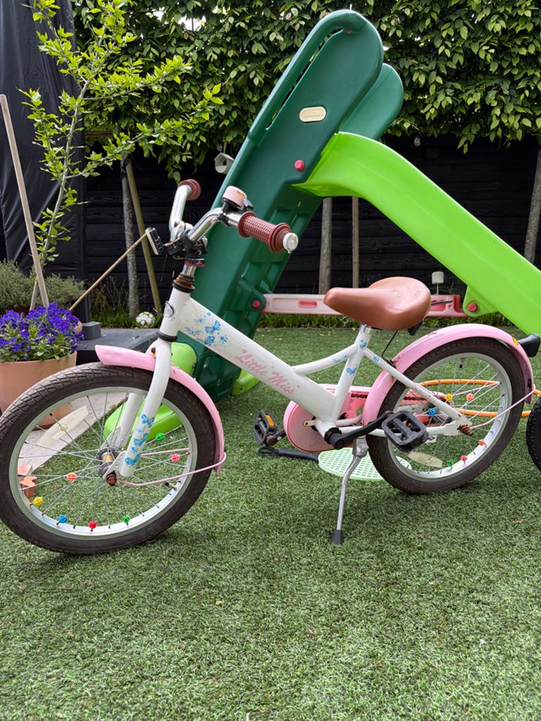 Kinderfiets Little Miss - Gebruikt, maar functioneel, Ophalen, Zo goed als nieuw, 16 tot 20 inch