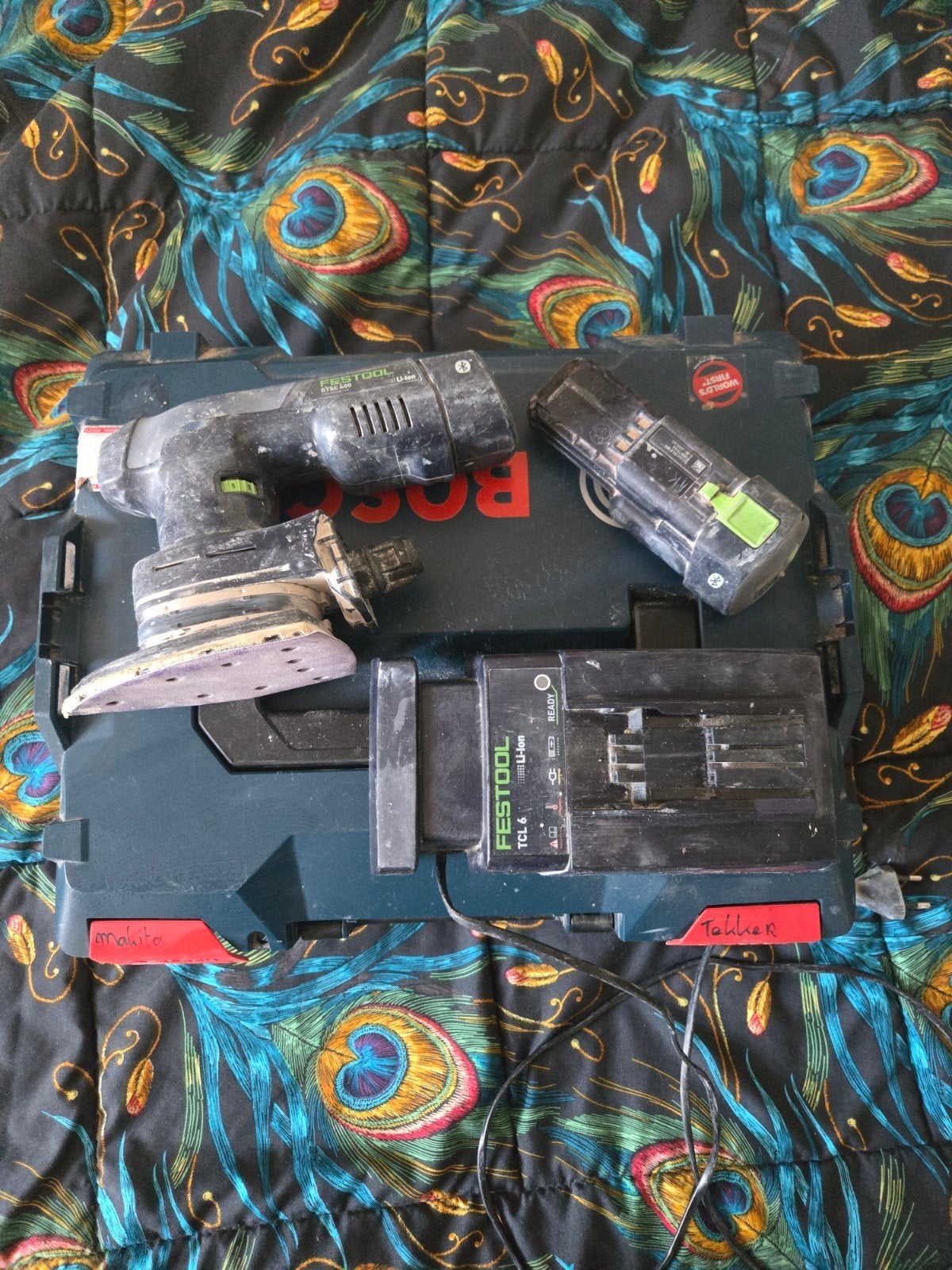 festool DTSC 400 accu schuurmachines