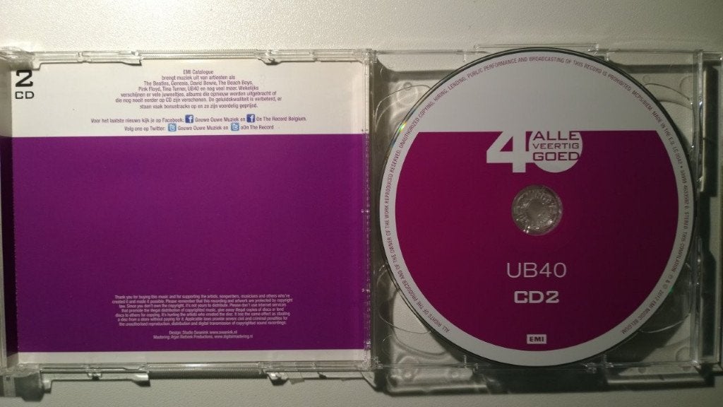 UB40 - Alle 40 Goed UB40, Ophalen of Verzenden, Reggae, Zo goed als nieuw, Album