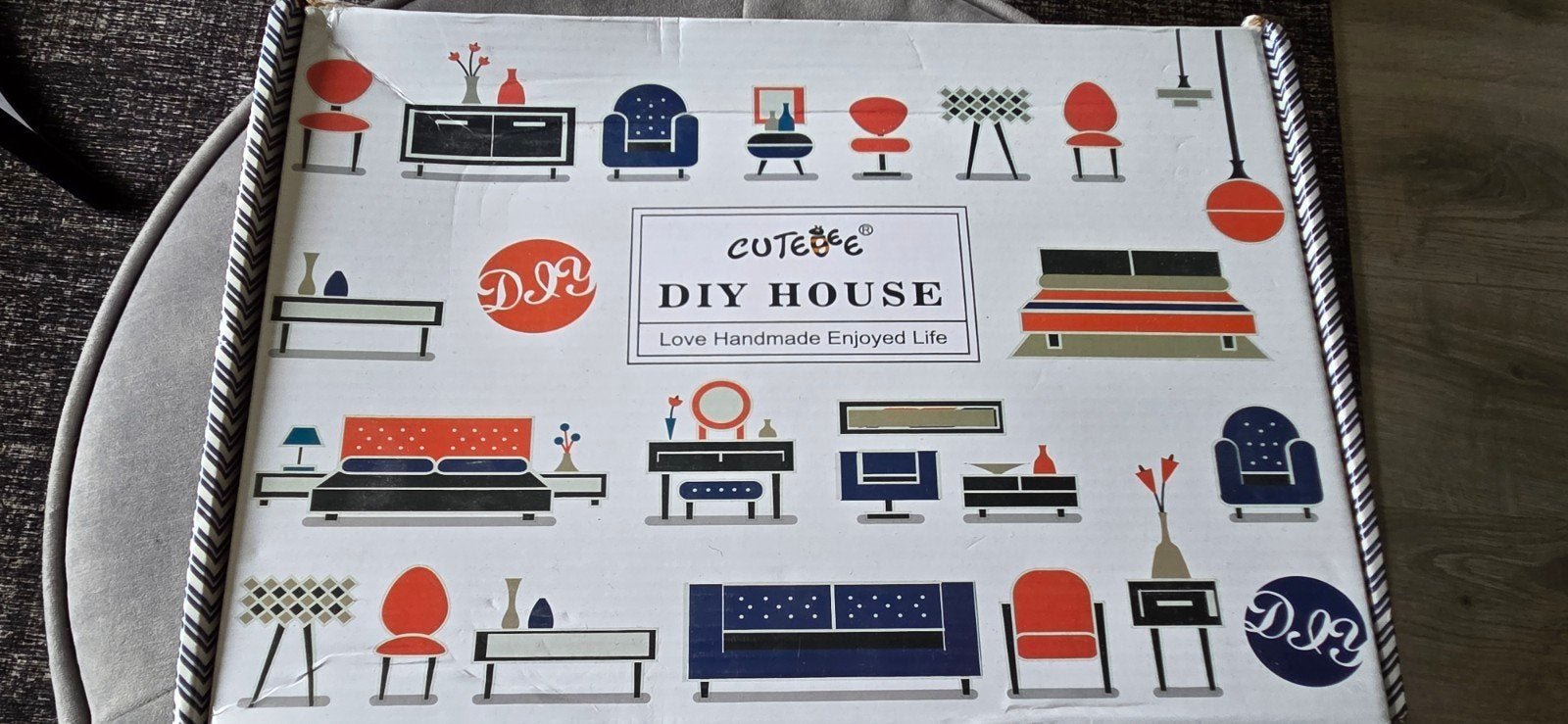 DIY Poppenhuis Kit - Cutebee Houten Miniatuur Huis, Ophalen of Verzenden