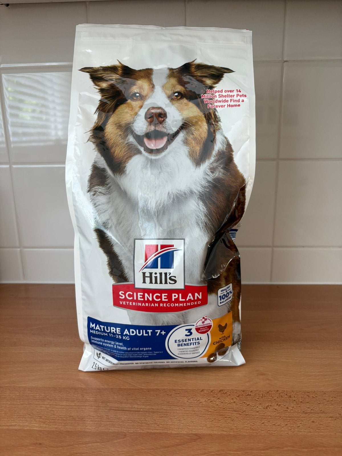 Hill’s Mature Adult 7+ medium - 1 zak 2,5 kg., Ophalen, Hond