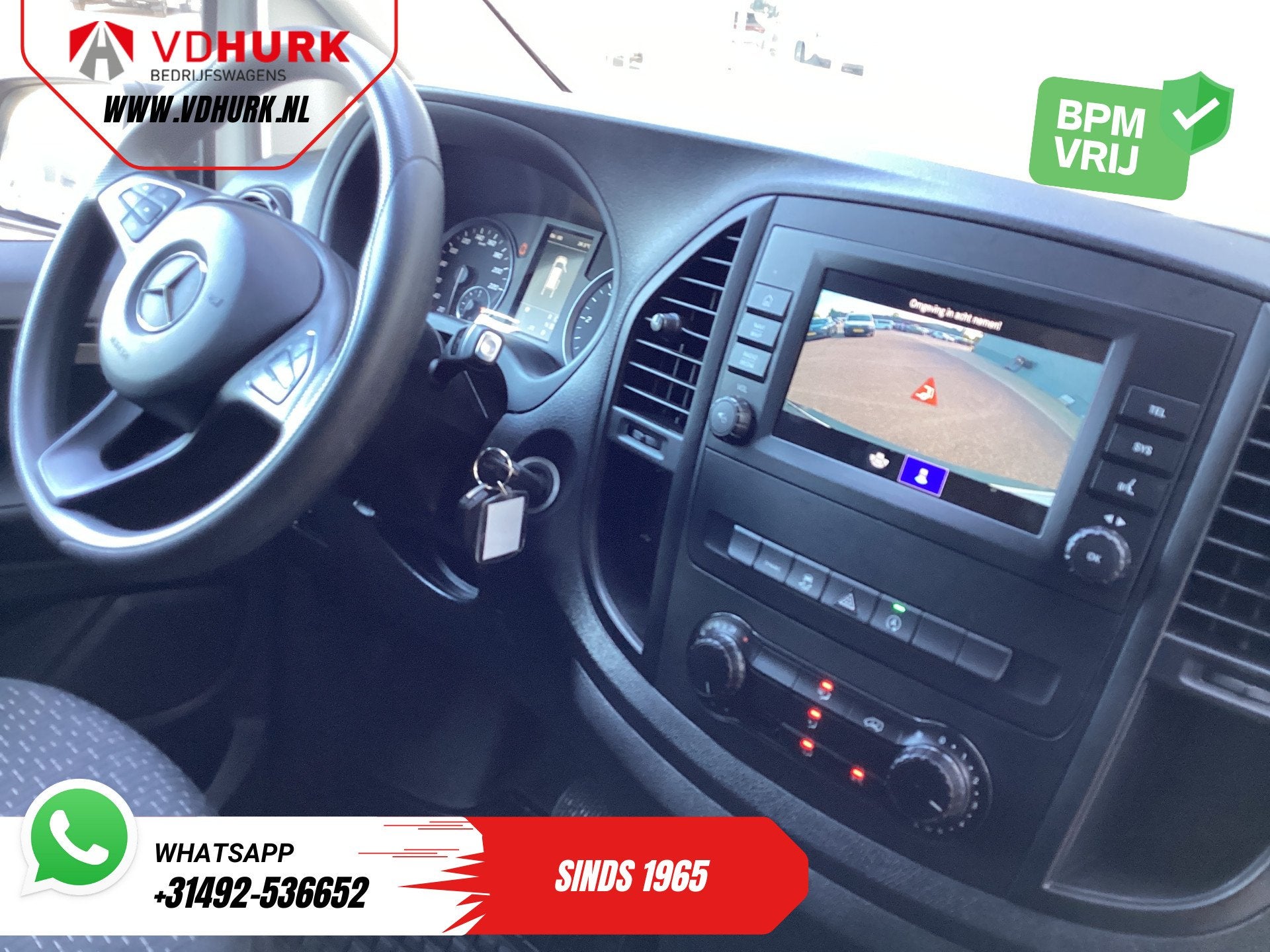 Mercedes-Benz Vito 116 CDI Aut. L3 Carplay/ Cruise/ Airco/ C, Automaat, 2000 kg, Wit, Bedrijf
