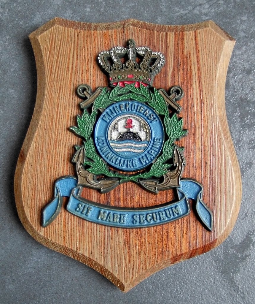 Wapenschild Mijnendienst Koninklijke Marine, Verzenden, Marine, Nederland, Overige typen